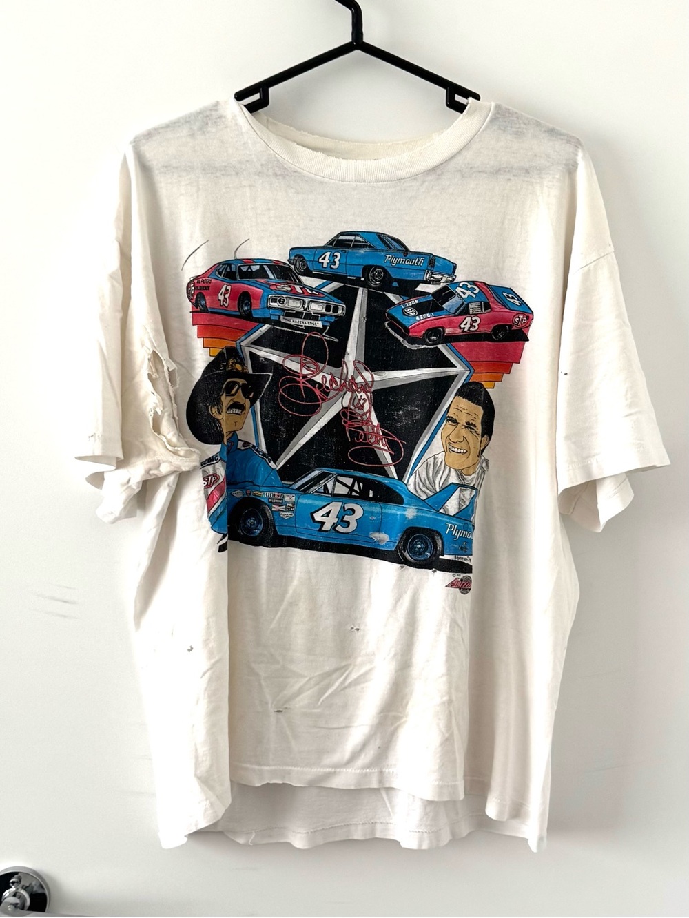 Vintage Richard Petty NASCAR tee